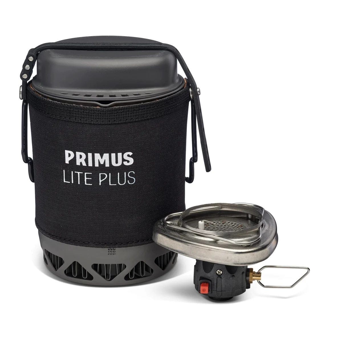 Primus Lite Plus Stove System II 0,8 L, verklig produktbild; bränsle och gasbehållare ingår inte