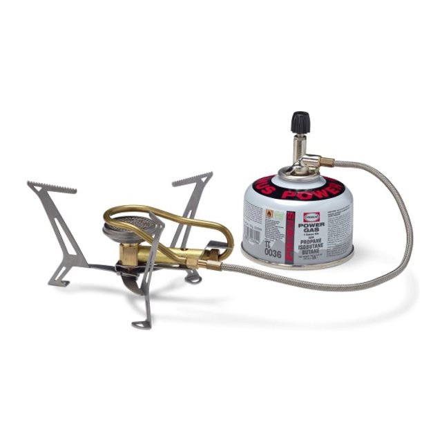 Primus Express Spider II, verklig produktbild; bränsle och gasbehållare ingår inte
