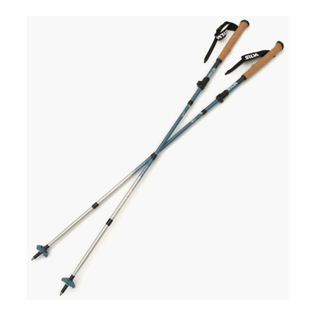 Silva Trekking Poles Alu Z Adjustable, 115 till 135 cm, verklig produktbild